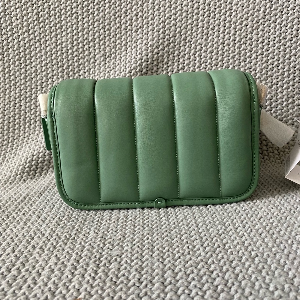 Coach Quilted Dinky 18 in Washed Green NWT - Picture 6 of 16